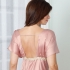 Rosie Back - Dusty Rose with Taupe