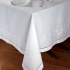 Duchess Tablecloth - White on White