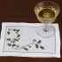 Christmas Holly Cocktail Napkin: Green & Red