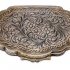Italian Silver & Enamel Ladies Compact Case: Engraved Back