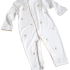 Beartime Baby Onesie: Scattered with Embroidered Bears