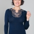 Brice Cami: Long-sleeved in Navy