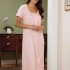 Jeanette Nightgown: Pale Pink