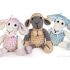 Baby Toys: Plush Lamb Characters in Pink, Blue & Brown: Sold separately