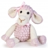 Baby Toy: Plush Lamb Character in Ivory & Pink