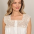 Angeline Nightgown: Ivory Detail