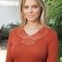 Bridget Long Sleeve Shirt: Cinnamon