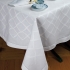 Marblehead Tablecloth: White