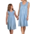 Gabriela: Blue Nightgown for Mom & Daughter