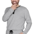 Hudson Men's Pajamas: Gray with Black accents