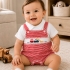 Truck Time Baby Romper
