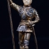 Joan of Arc Figurine: Detail