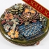 Jay Strongwater Ladies Compact. Basket of Flowers