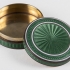 Vintage Tiffany Gilt Silver Enamel Pill Box