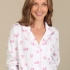 Amara Nightshirt: Pink Hearts Detail