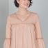 Piper: Peach pima cotton with lace details