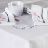 Flamingo Embroidered Napkins: Set of Twelve (12)