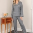 Celine Pajamas: In Heather Gray Pima Cotton Jersey