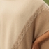 Danika Cashmere Cape: Cable-knit detail