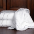 Trieste Towels: Embroidered Scallops in Gray