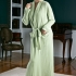 Angie Cashmere Robe: Green