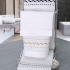 Plaza Guest Towels: Black, White, Beige, Taupe