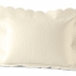 Diamante Quilted Linens: Ivory/Ivory