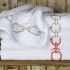 La Chain Duo Bath Collection: Cayenne/Coral, Ivory/Beige
