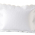 Diamante Quilted Linens: White/Ivory