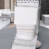 Plaza Guest Towels: Black, White, Beige, Taupe
